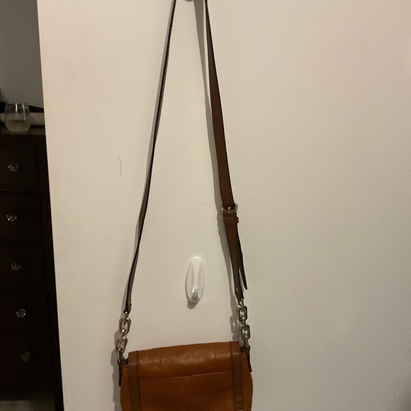 Cole Haan Brown Leather Crossbody Bag - Picture 2 of 8